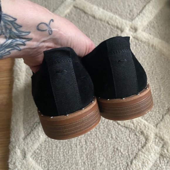 Franco Sarto Black Suede Slip on Shoes Loafers Size 9 - Picture 6 of 9